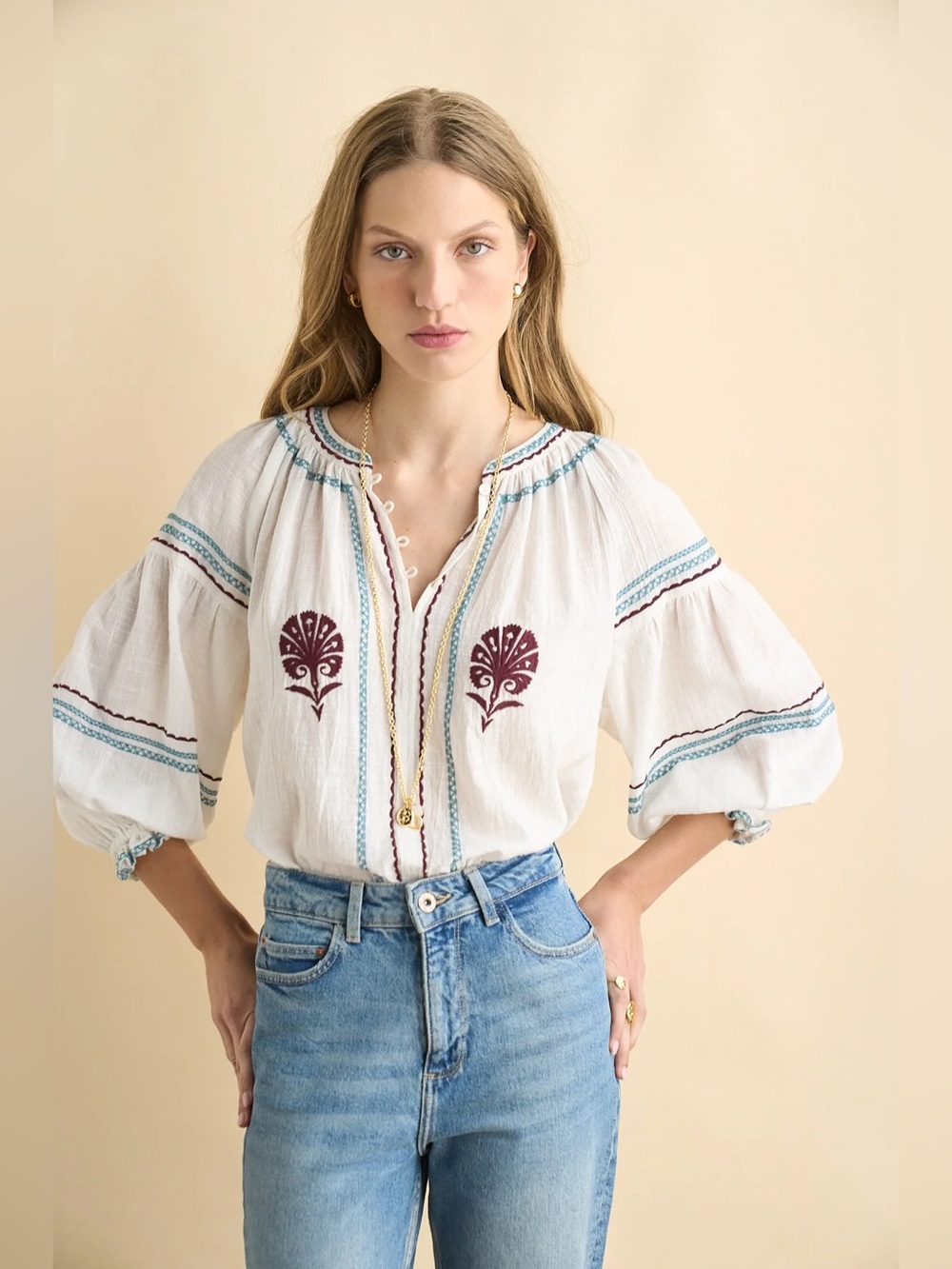 Sonmer Hope Blouse Off White